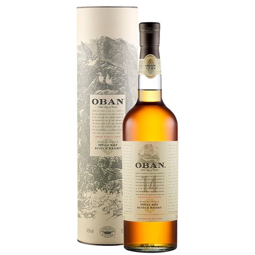 Oban 14 Year Old Single Malt Scotch Whisky 70cl - A Full-Bodied Highland Classic